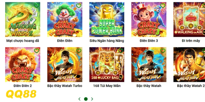 Tận hưởng kho trò chơi nổ hũ đa dạng